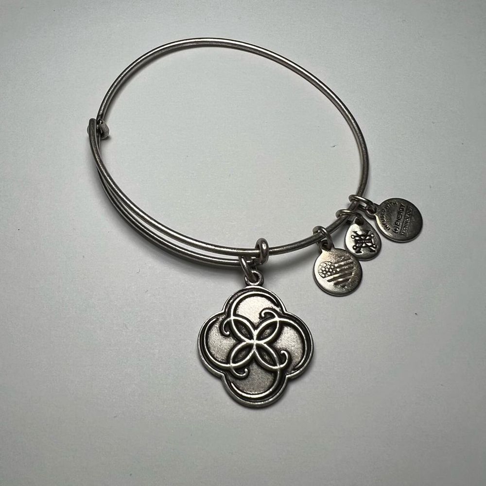 Alex and Ani Breath of Life Charm Bangle - Rafaelian Silver Finish